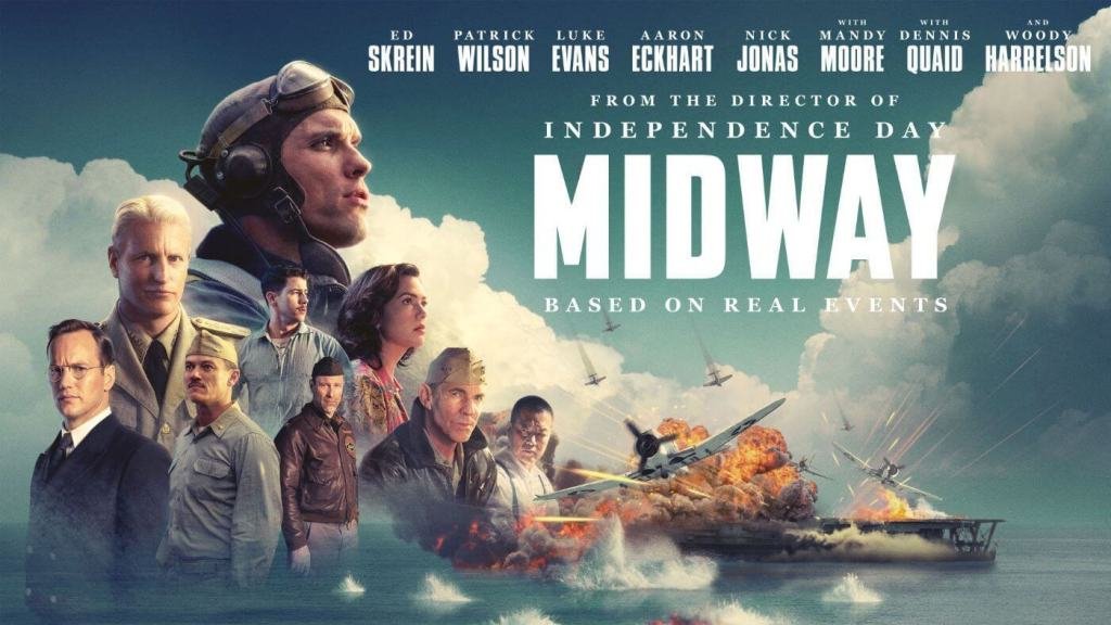 Midway (2019) - Hollywood Movie | A Gripping War Drama Based on the Historic Battle of Midway